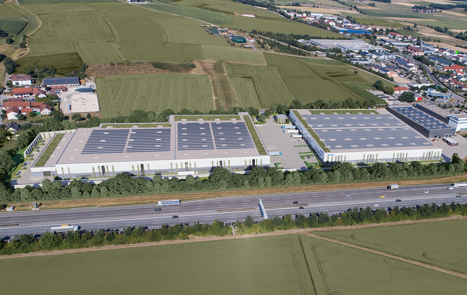 DIBAG News Produktionshalle für thyssenkrupp Allershausen ©DIBAG