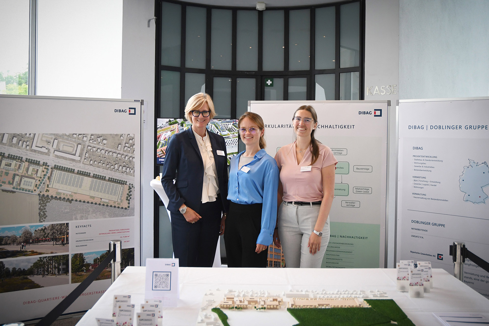 DIBAG Circular Summit Haar Projektstand Quartier Wasserburger Straße